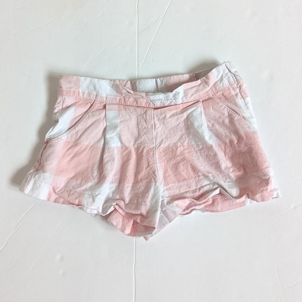 Janie and Jack 4T Girls Shorts Pink Gingham Girly Classic 2022